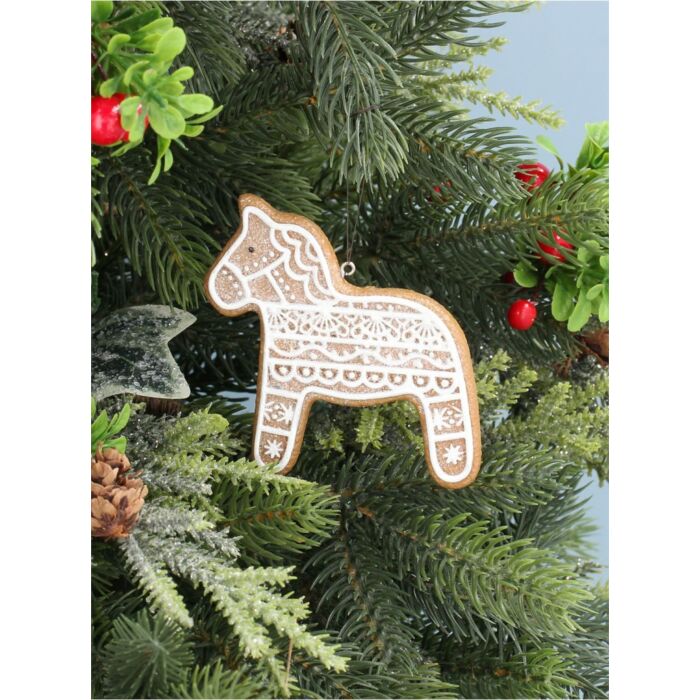 Gisela Graham - Gingerbread 'Lace Iced' Horse